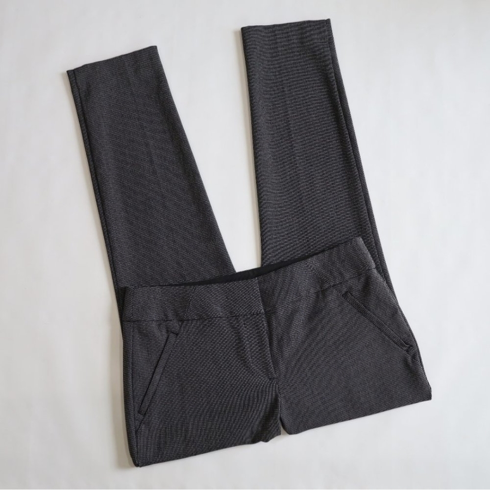 Loft pants, black gray dress pants Julie Skini, office career, size 4